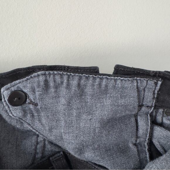 Rag & Bone Lace Up Skinny Jeans Black Coal cotton blend casual pockets high rise - Picture 7 of 13